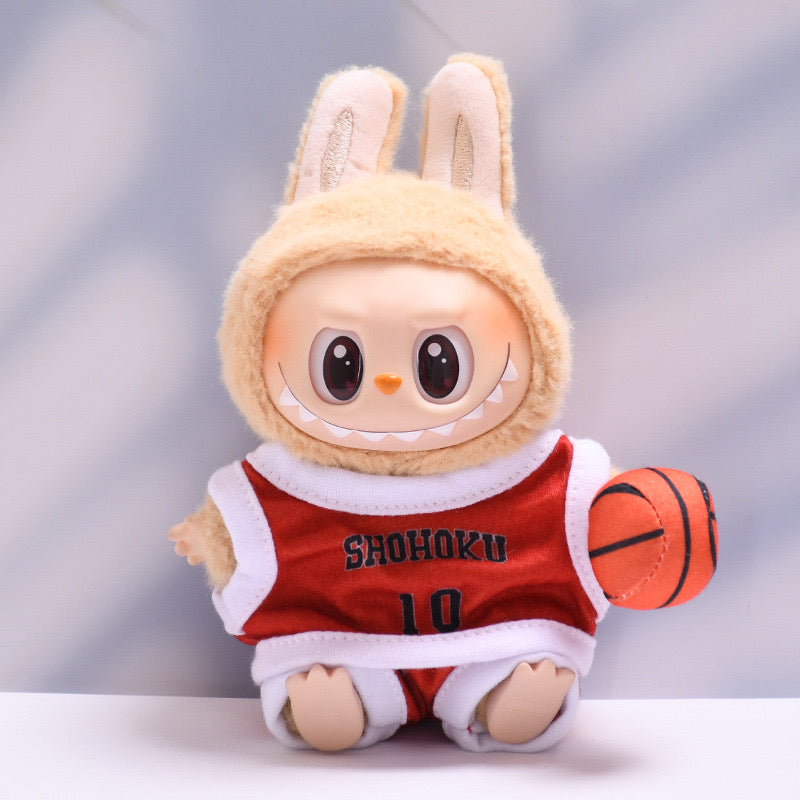 ⛹️‍♂️🐵 Labubu x Shohoku – Mini Slam Dunk Style! 🔴🏀✨